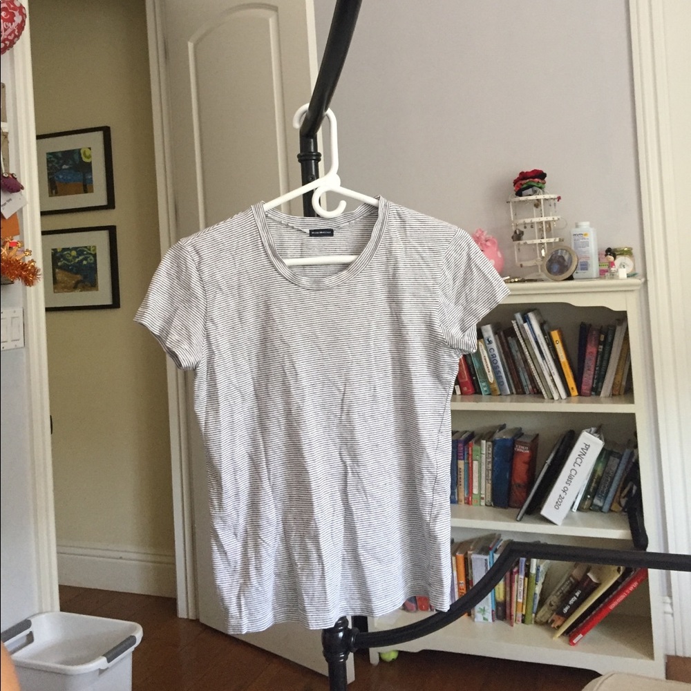 brandy melville striped t shirt