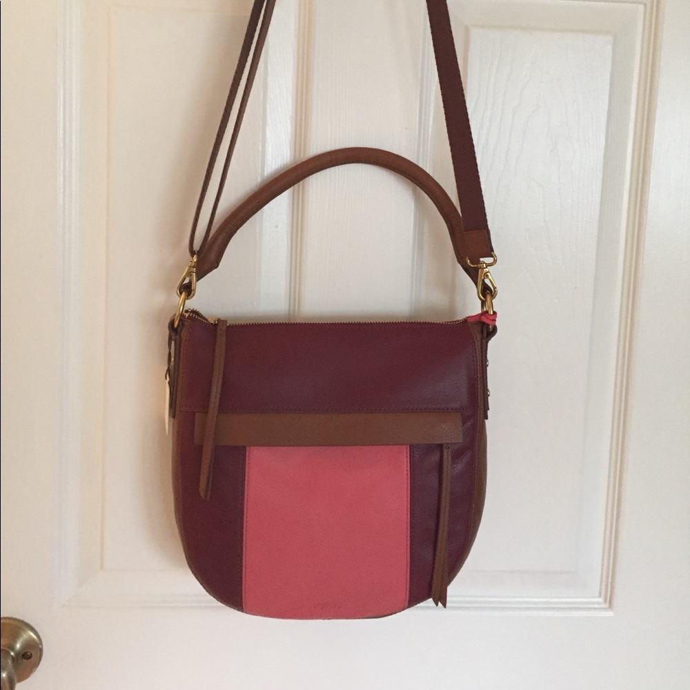 Beautiful Multicolored Fossil Crossbody NWT