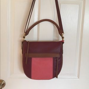 Beautiful Multicolored Fossil Crossbody NWT