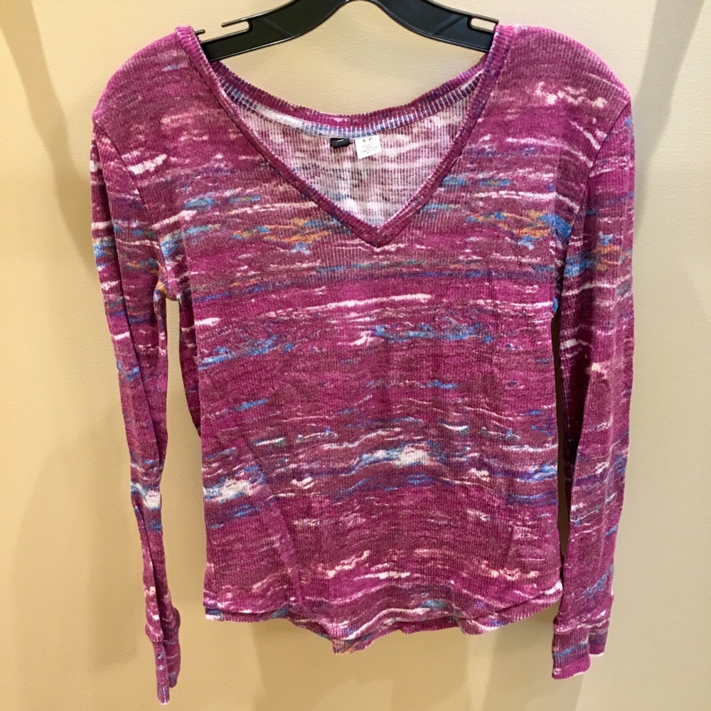 BDG Multicolor V-Neck Sweater