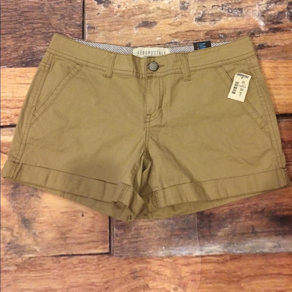 Aeropostale Khaki Shorts 3.5 inch inseam