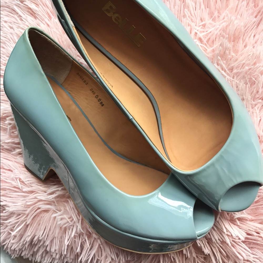 Belle by Sigerson Morrison Patent Leather Heels