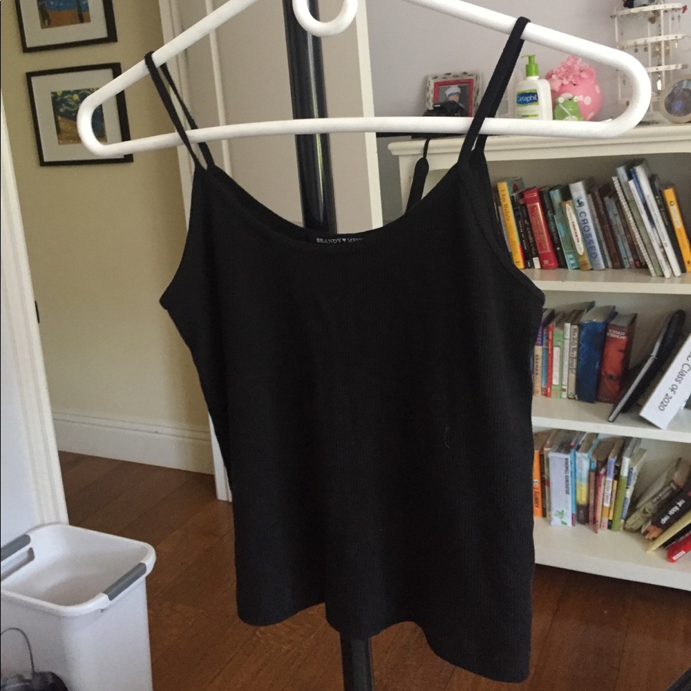 brandy melville black tank top