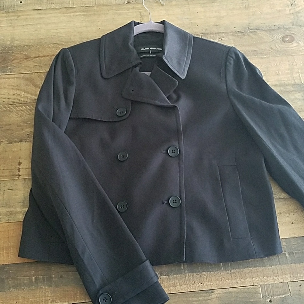 Club Monaco short jacket size 4