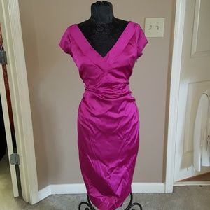 Maggie London pink cocktail dress