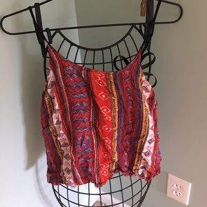 Tribal Crop Tank Top