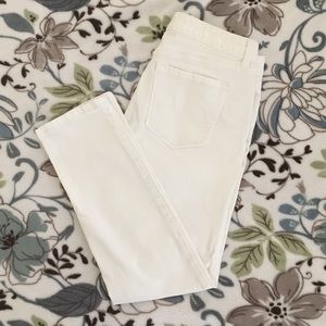 Ann Taylor LOFT white denim pants/slacks