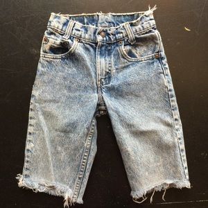 RARE! Vintage kids Levi's shorts! Natural ware!