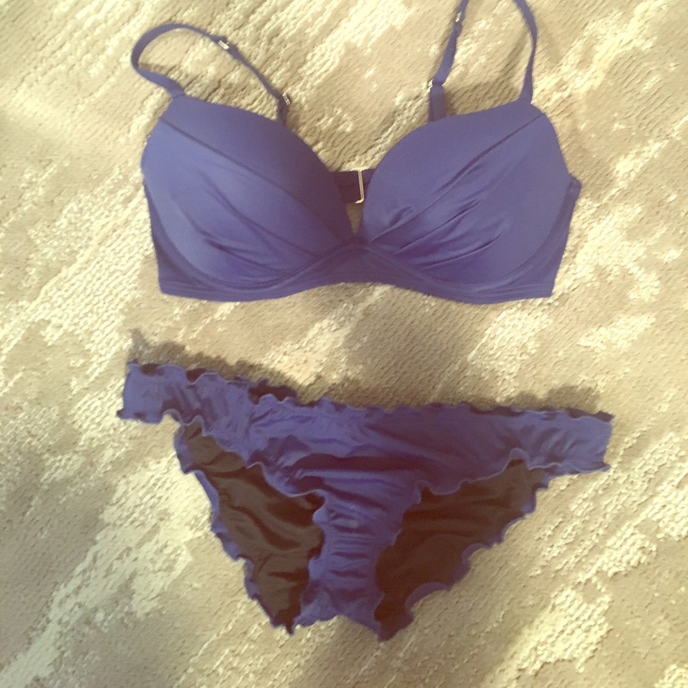 Victoria's secret navy blue bikini