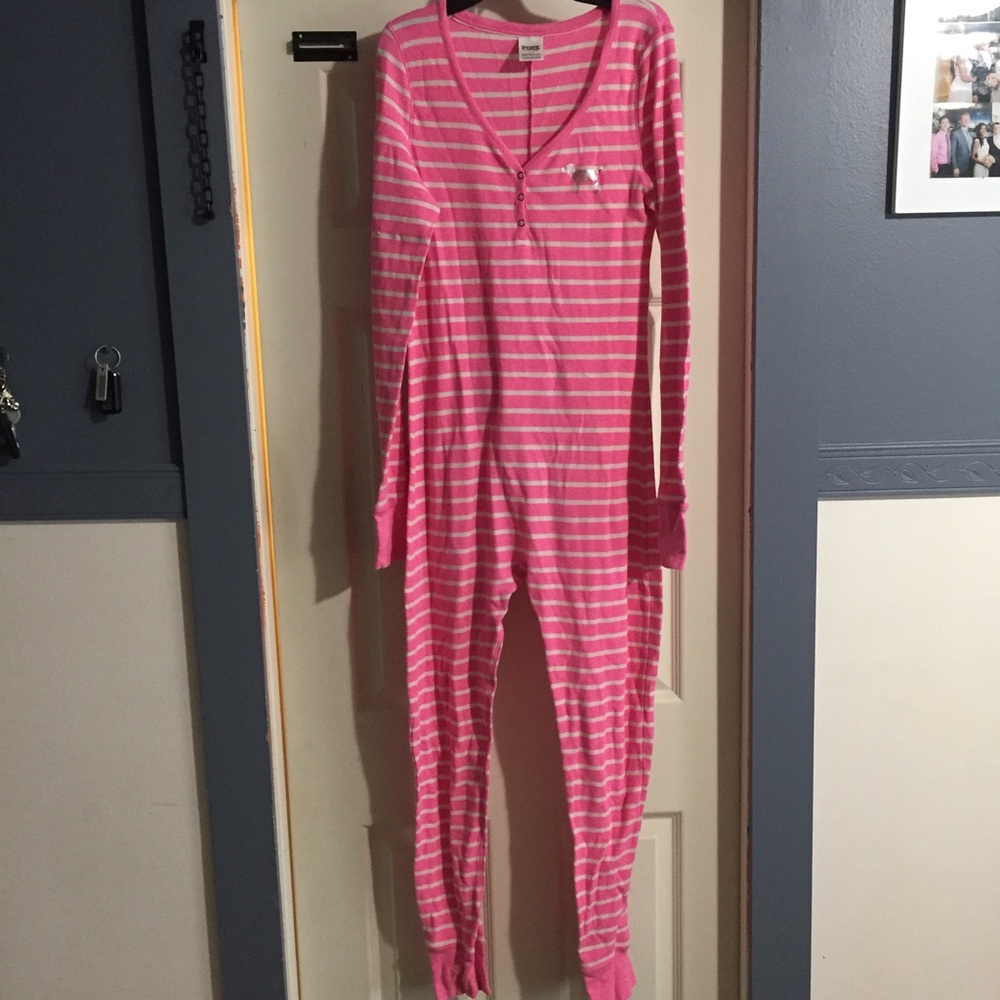 Victoria's Secret Pink Long John Pajamas