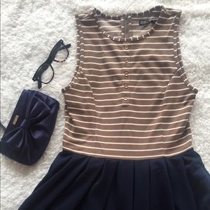 🍍NWOT Darling striped color block dress🍍