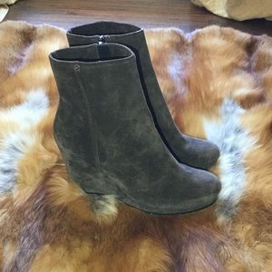 Brown Prada booties