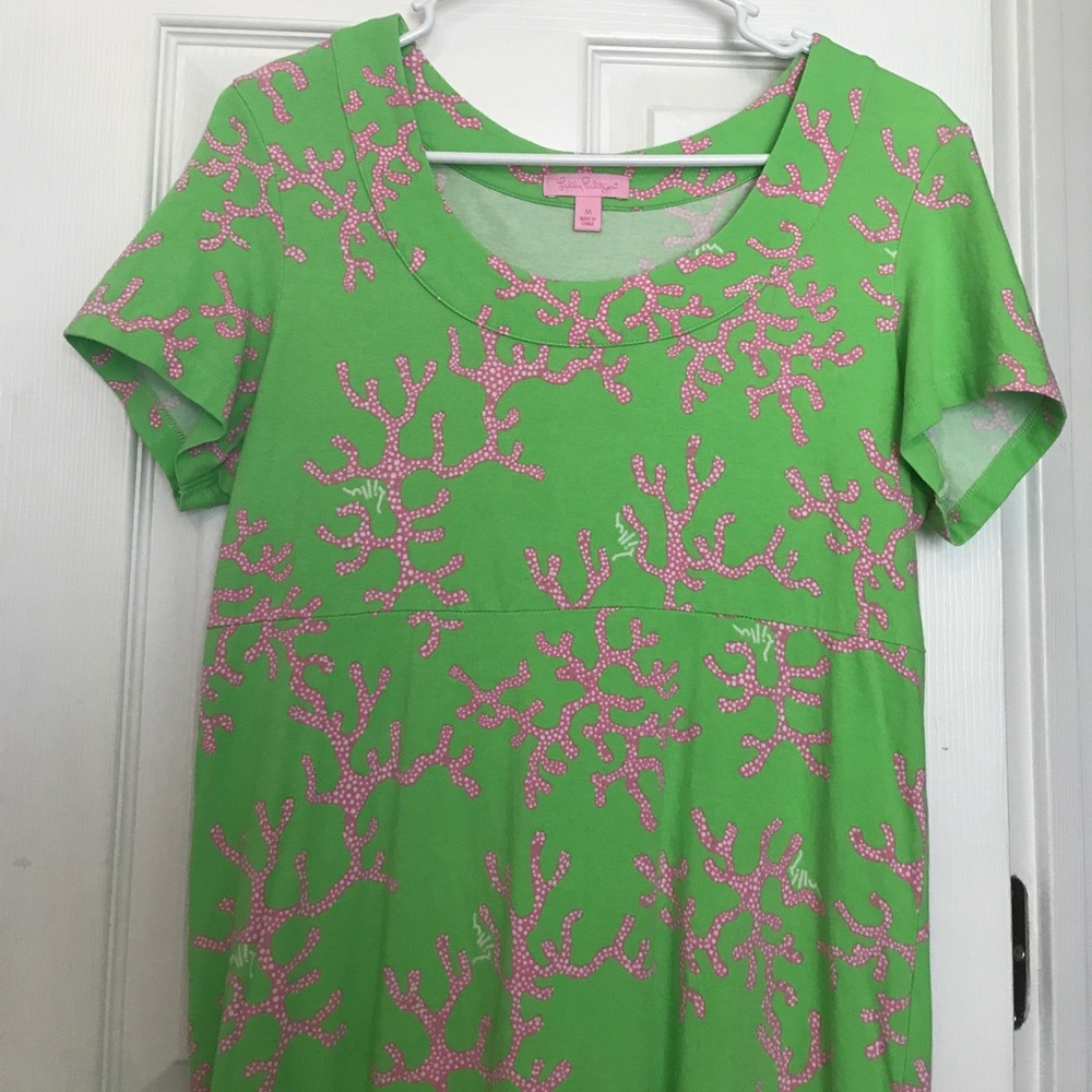 Lilly Pulitzer Coral Me Crazy Dress