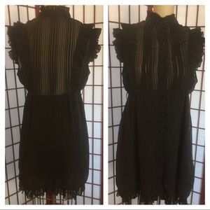 Black Victorian "Babydoll" Style Dress size Large