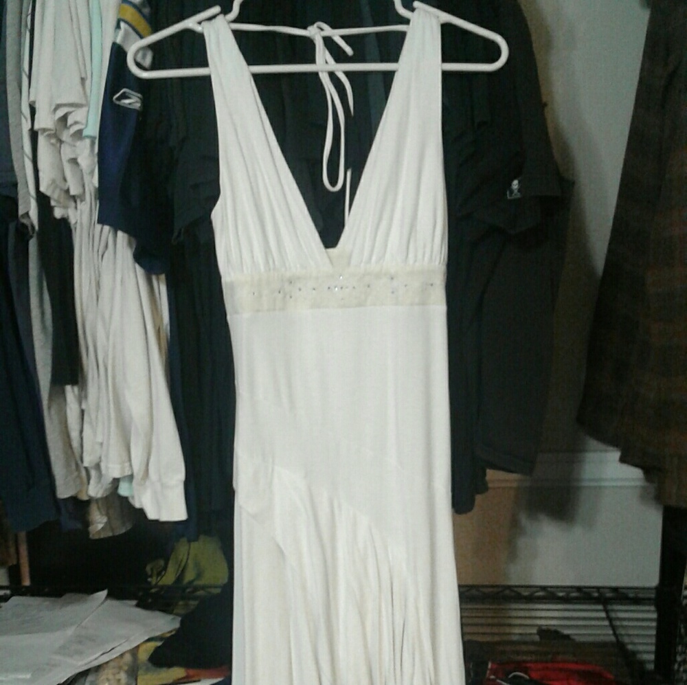 Bebe white dress