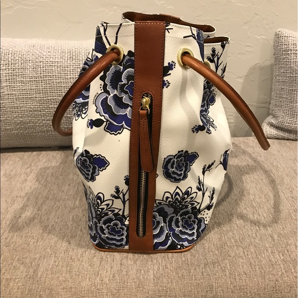 Brahmin delft collection Trina drawstring hobo bag - Picture 2 of 6