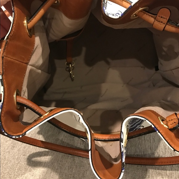 Brahmin delft collection Trina drawstring hobo bag - Picture 5 of 6