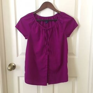 Old Navy short-sleeved, button-up blouse