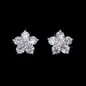 Five petal flower  earrings