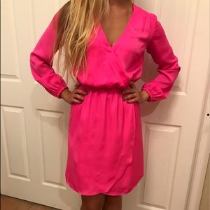 Lilly Pulitzer HOT PINK Wrap Dress