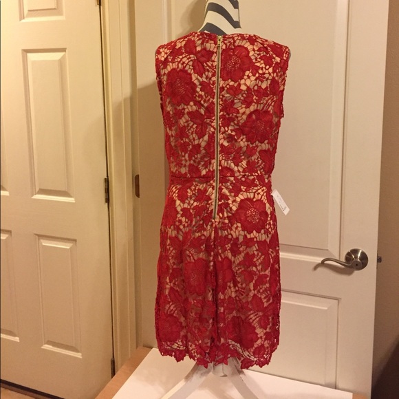 Red Floral Crochet Dress (JUNIOR SIZE) - Picture 4 of 15