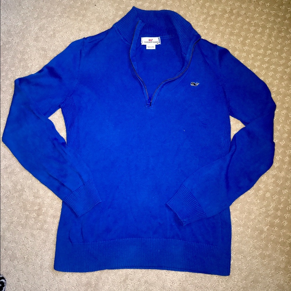 Vineyard Vines Cotton 1/4 Zip Sweater
