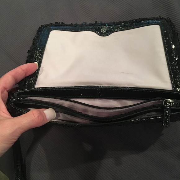 Coach black sequined wristlet - Picture 4 of 4