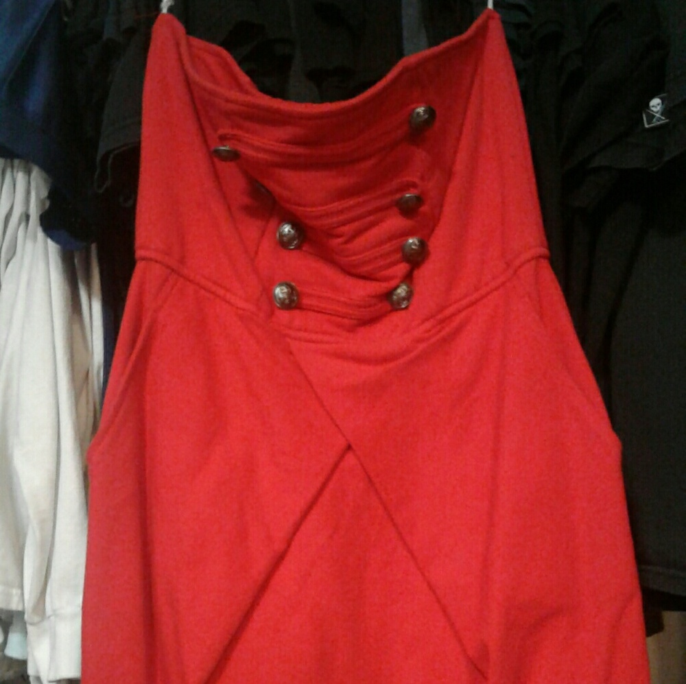 Tube top dress