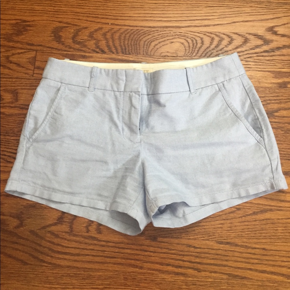 J. Crew Chambray Blue Chino Short