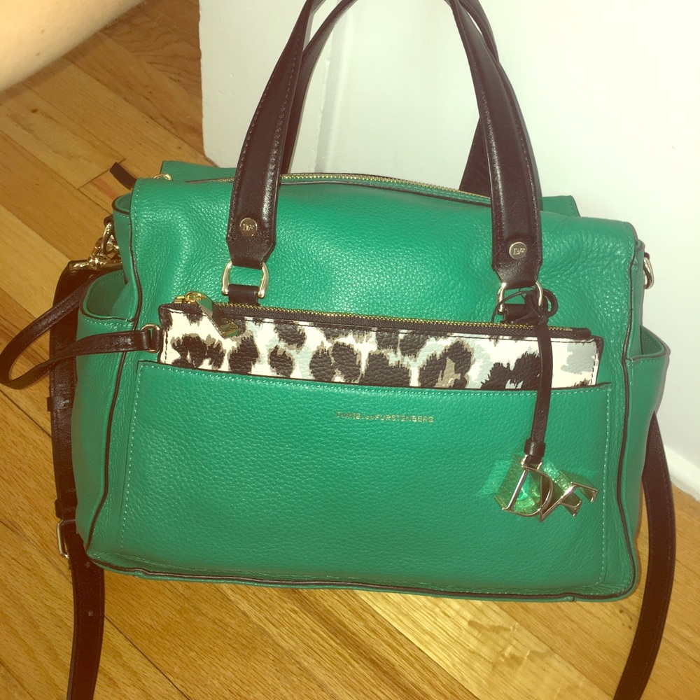**Brand New** DVF Green Bag!