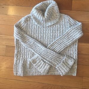 Free people twisted cable turtleneck sweater