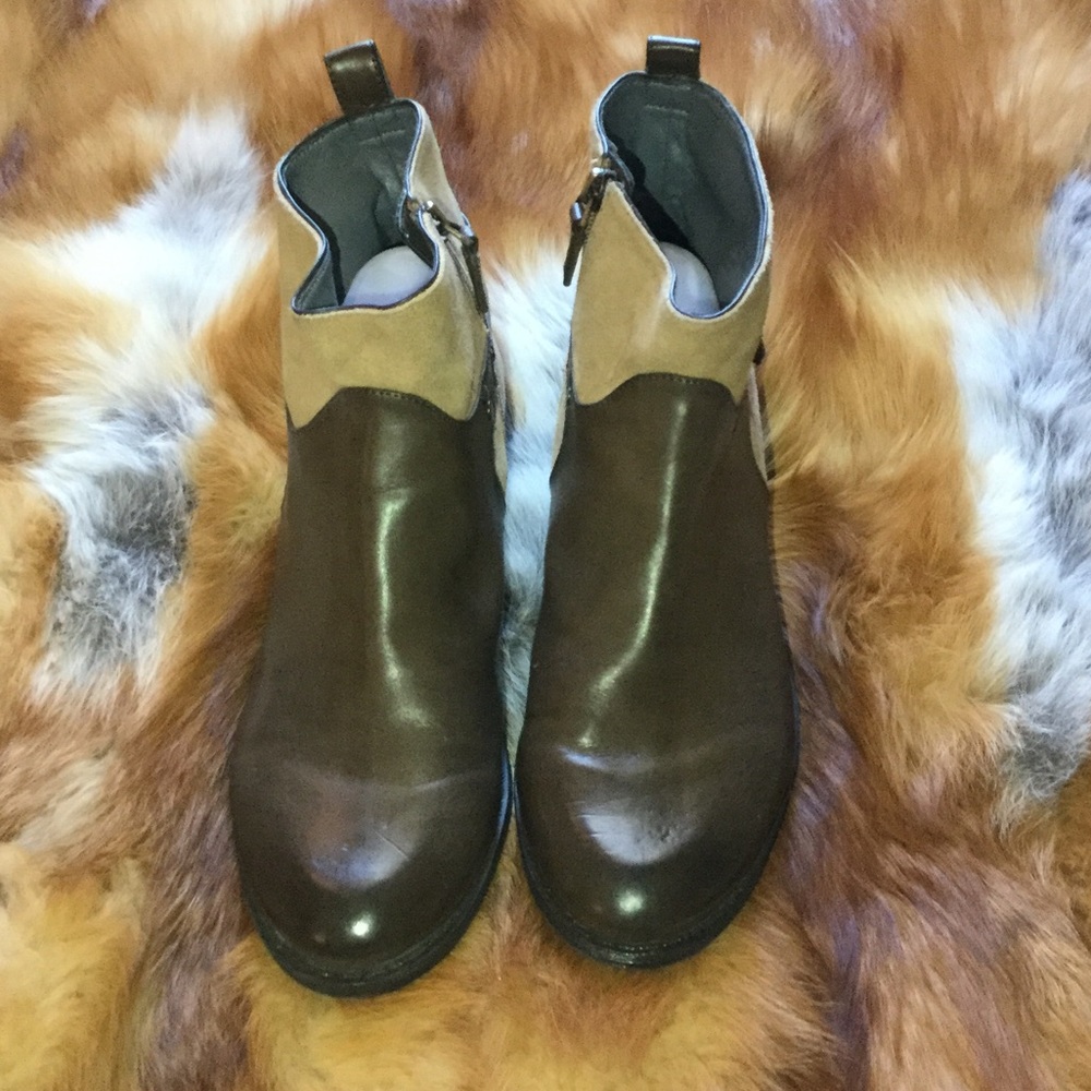 Brown booties