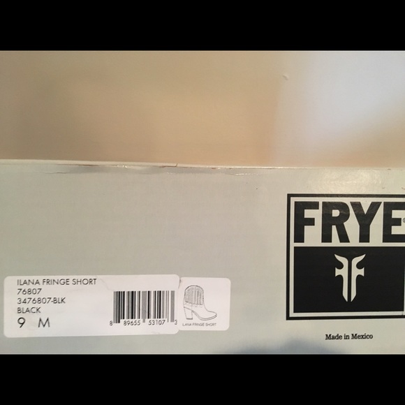 Frye black fringed boots - Picture 5 of 7