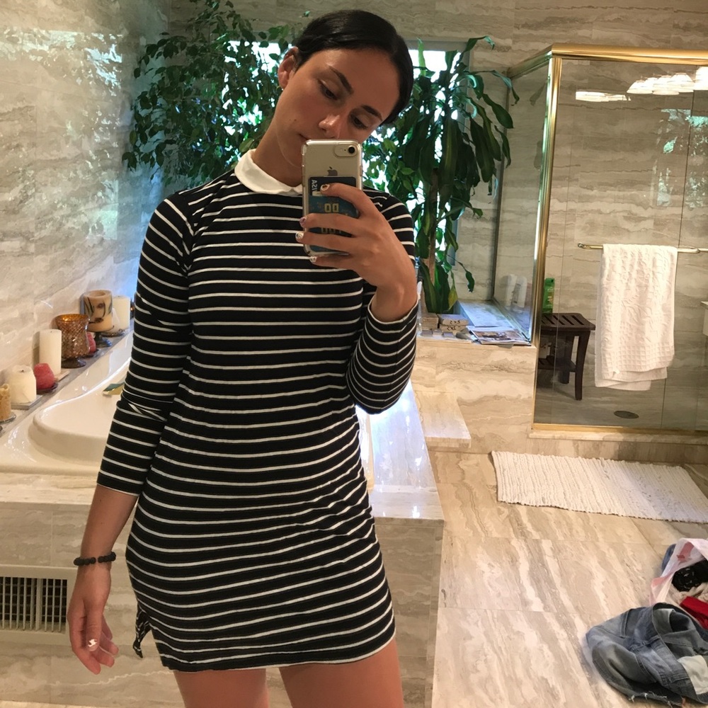 Wednesday Addams vibe dress.