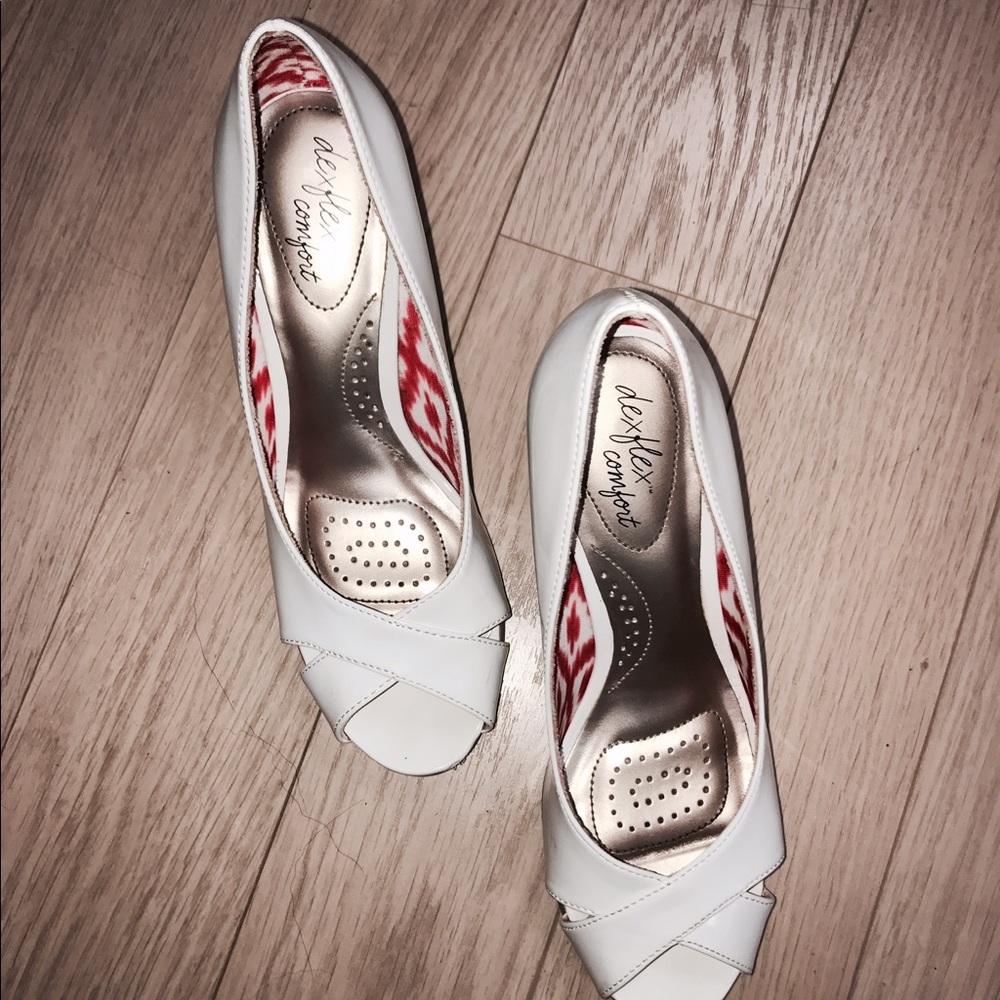 cute open toed wedges