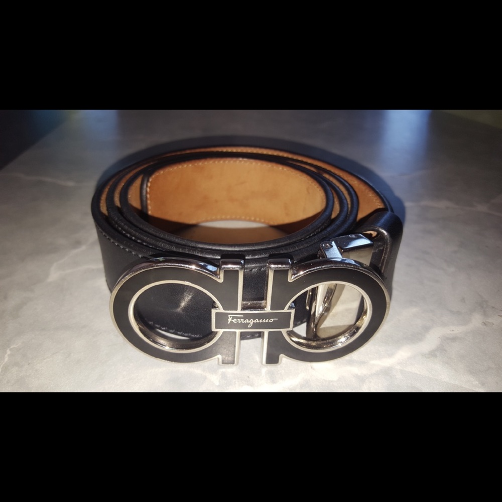 Authentic Black Ferragamo Belt