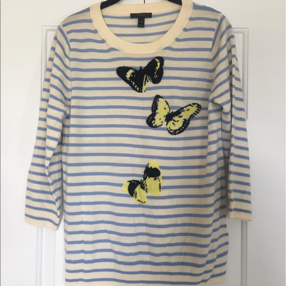 Butterfly J. Crew Sweater
