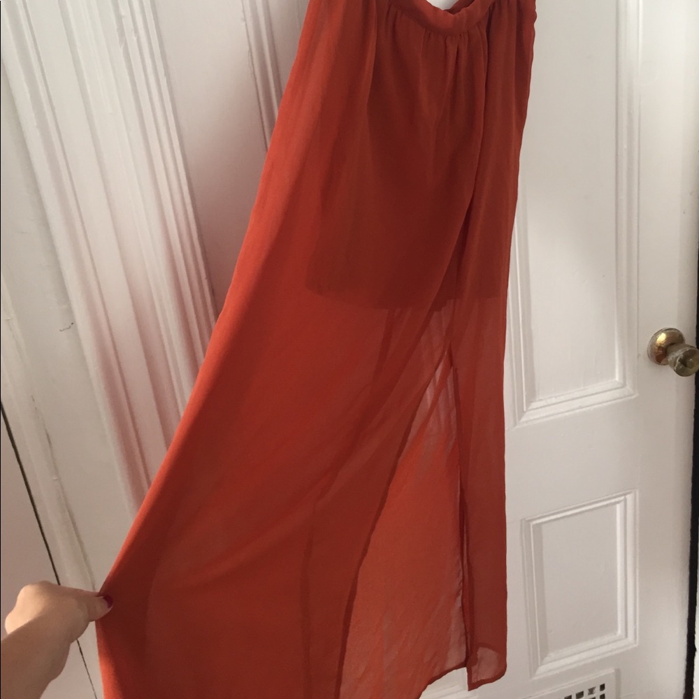 Burnt Siena Maxi Skirt