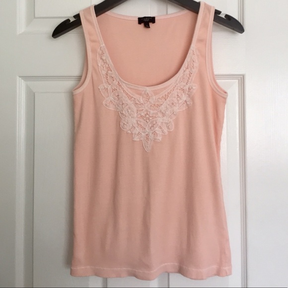 Talbots - Embroidered Front Peach Camisole - Picture 2 of 3