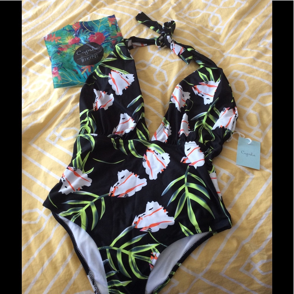 Floral one-piece