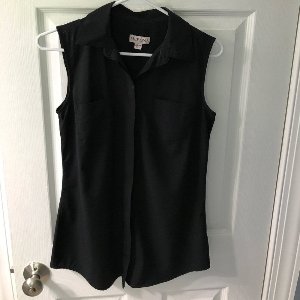 Merona sleeveless dress shirt