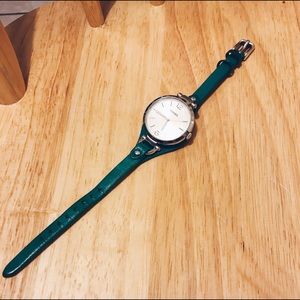 Leather Fossil Watch