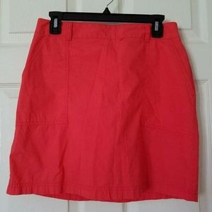 Orange Coral  skort