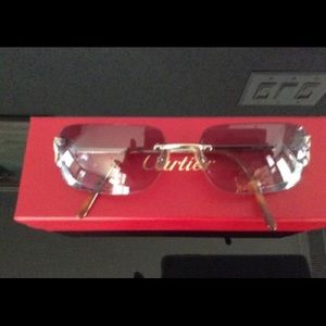 Cartier Authentic Glasses Silver Frame