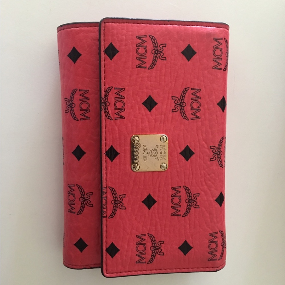 Authentic MCM Trifold Wallet
