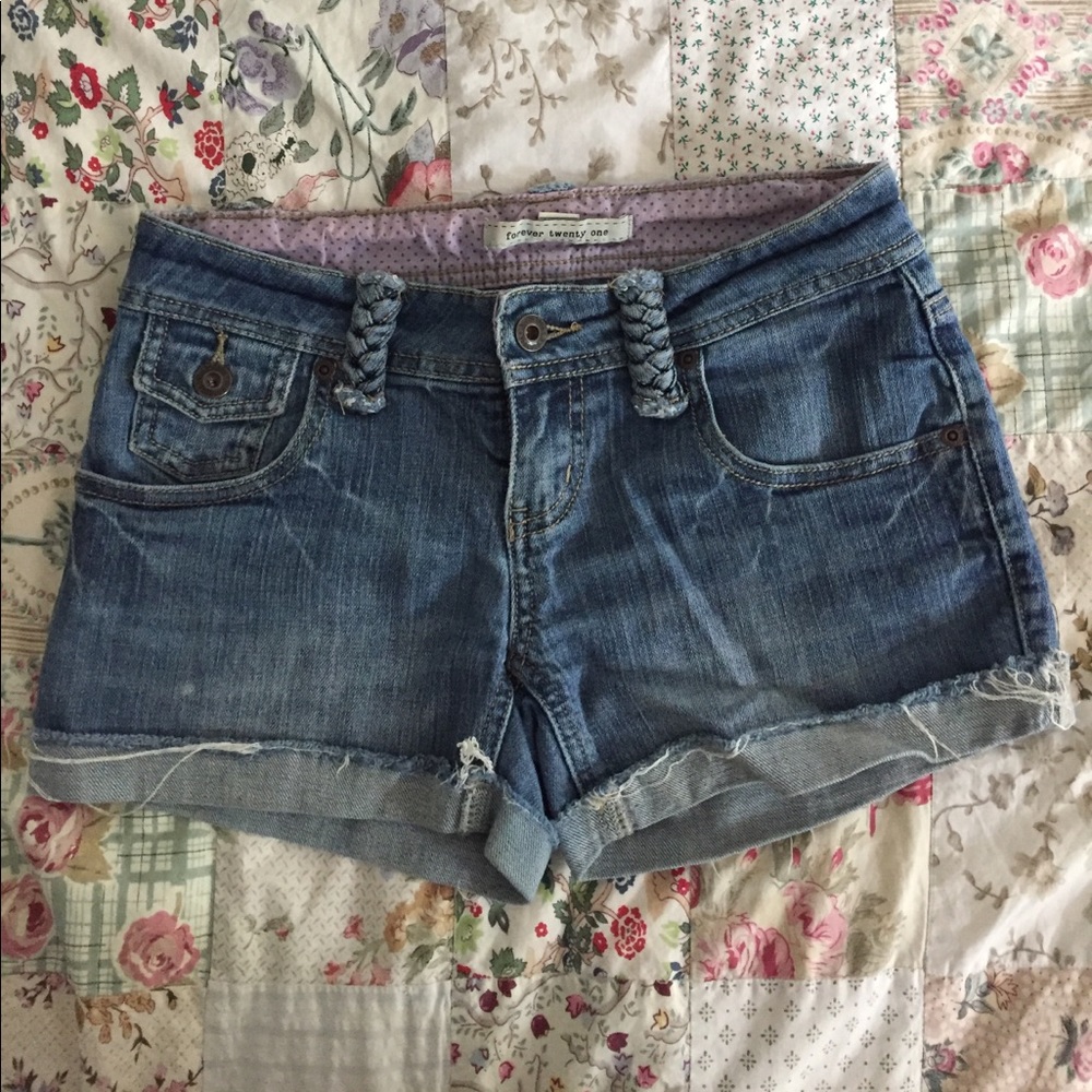 Forever Twenty One denim shorts