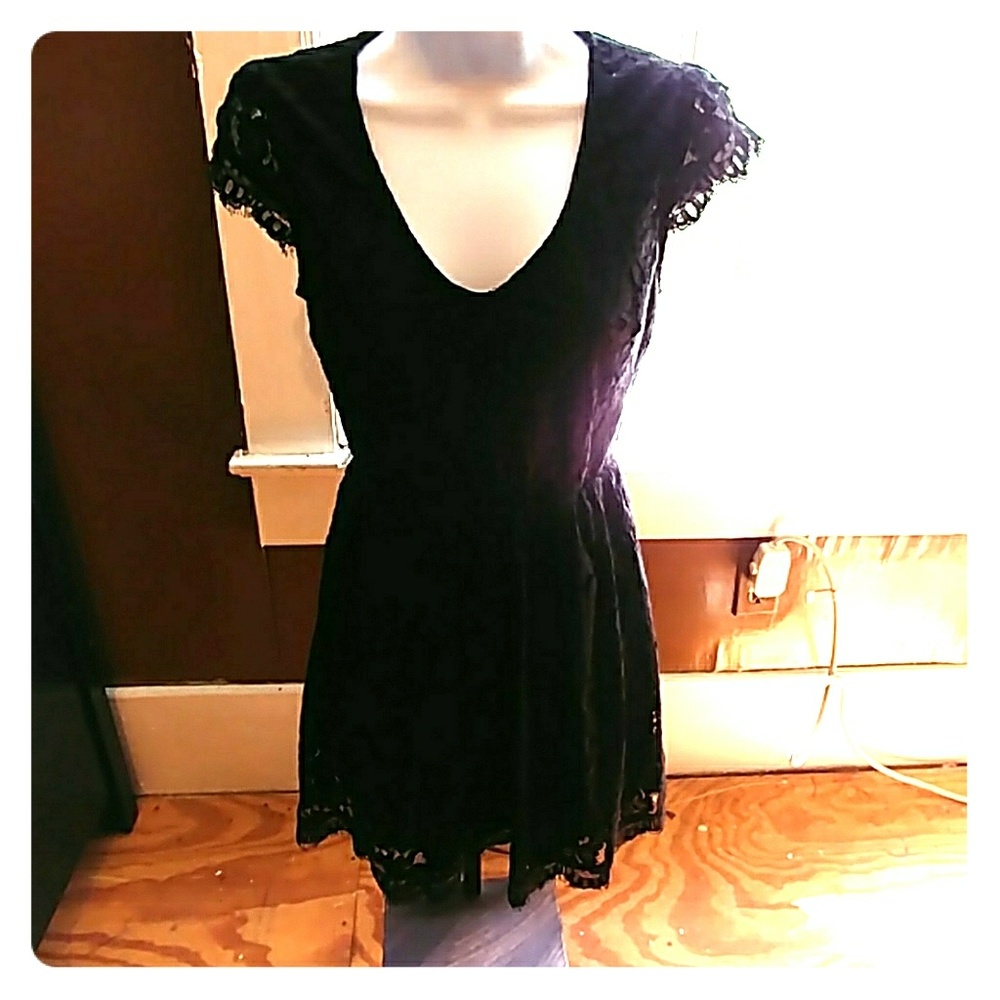 Lacy black dress