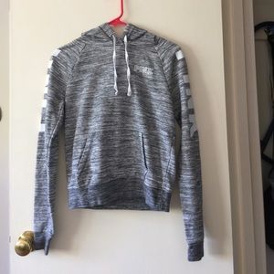 Grey pink hoodie on hold