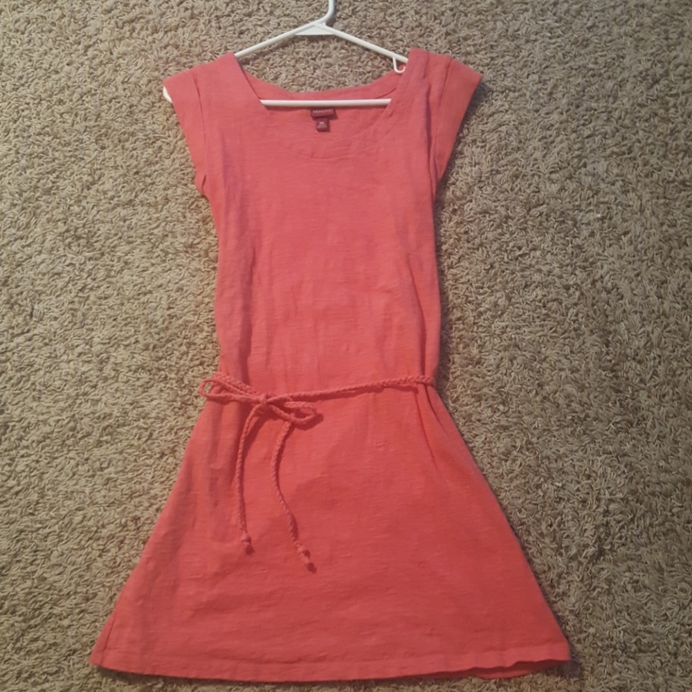Coral summer dress