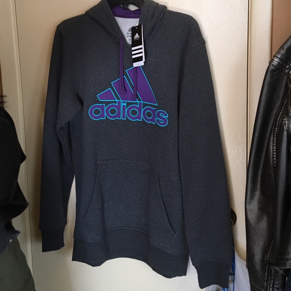 Adidas Hoodie - Gray
